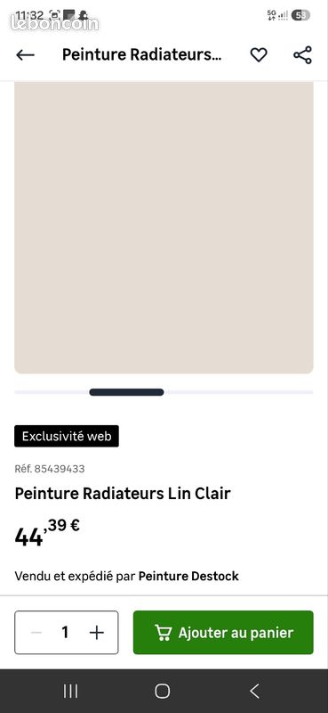 Peinture Radiateurs Dulux Valentine 2l LIN CLAIR (blanc) sous-couche intégrée et agents antirouille (image 2)