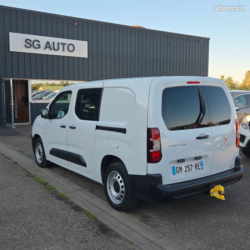 Peugeot partner cabine approfondie eat8 130 cv (tva récupérable garantie 12 mois) (image 3)