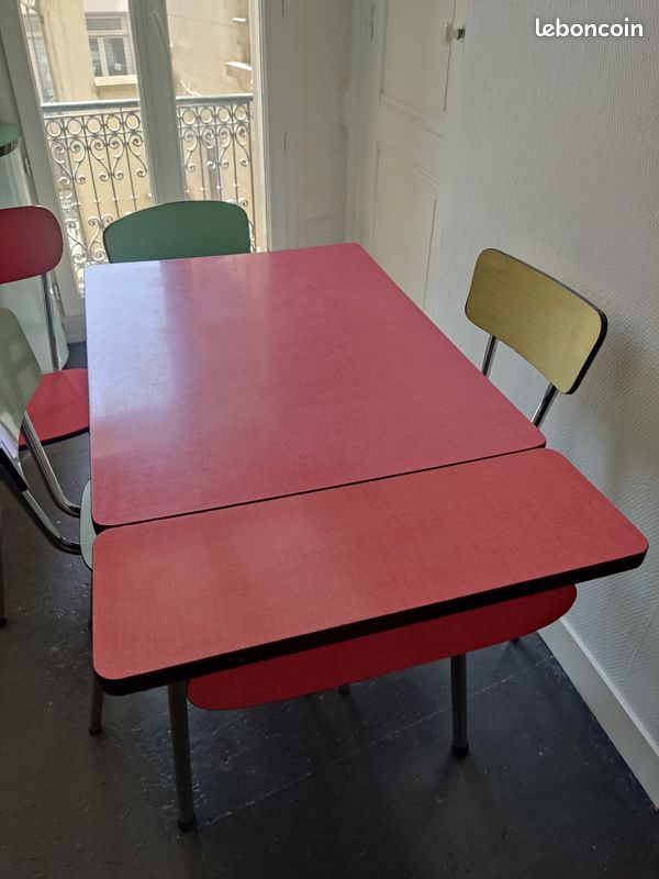 Table et chaises formica Vintage (image 7)