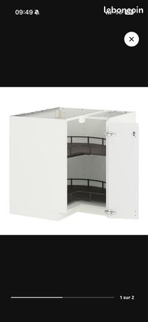 Porte IKEA VOXTORP Blanc Mat 20x80 Cm - Neuve, Sous Emballage
