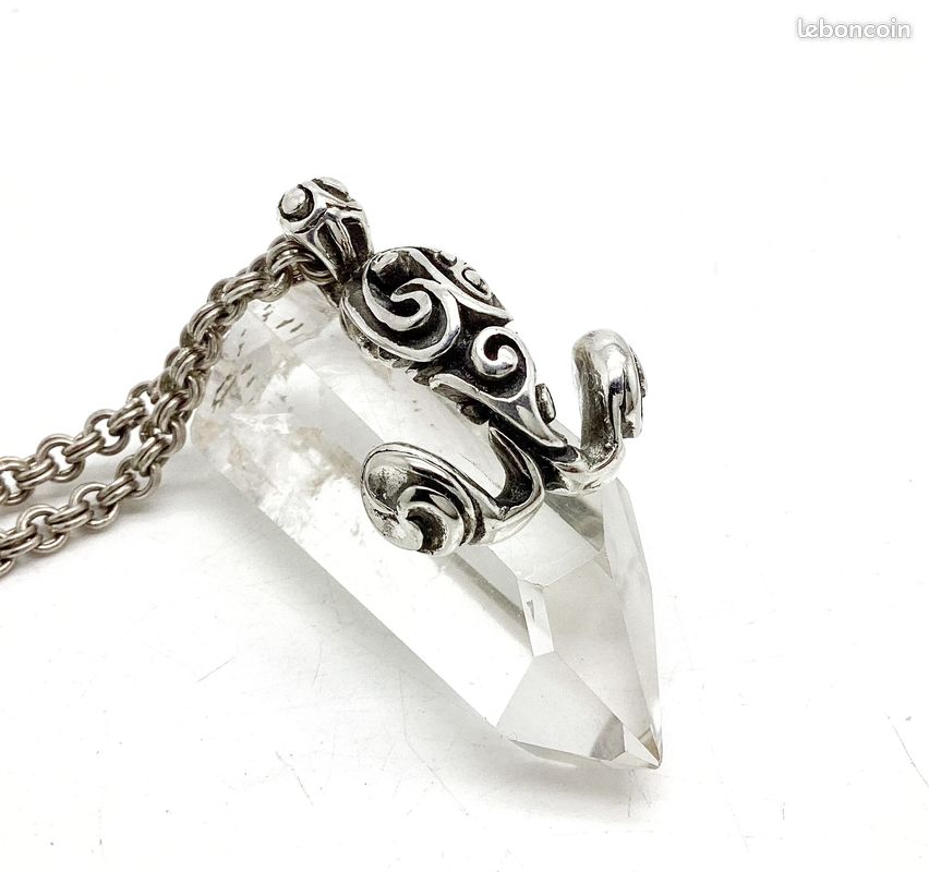 Collier avec pendentif ethnique tribal maori Hawaï métal argenté mixte tortue requin marteau chaîne incluse (image 5)