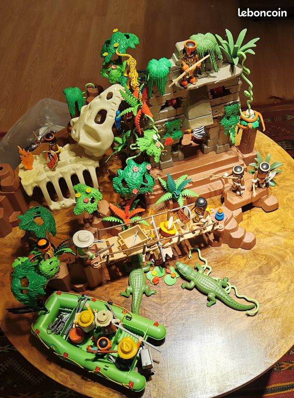 PLAYMOBIL 3015 TEMPLE Maya / Incas / Explorateur Avec Notice EUR 40,00