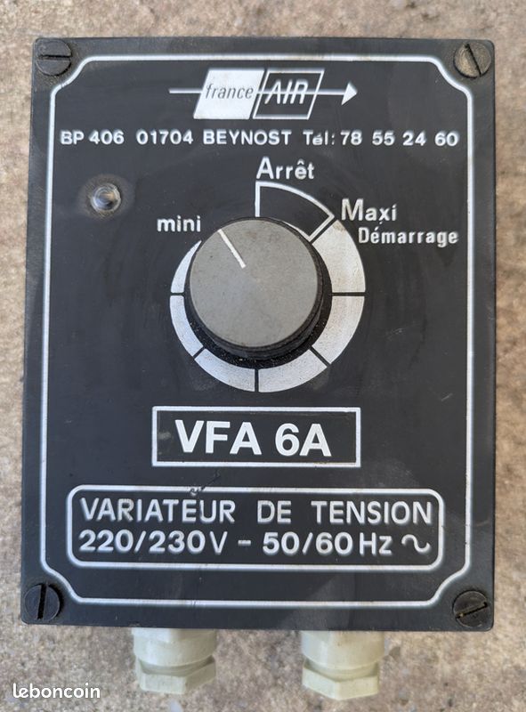 Variateur de vitesse électronique de tension VFA 6A (image 1)