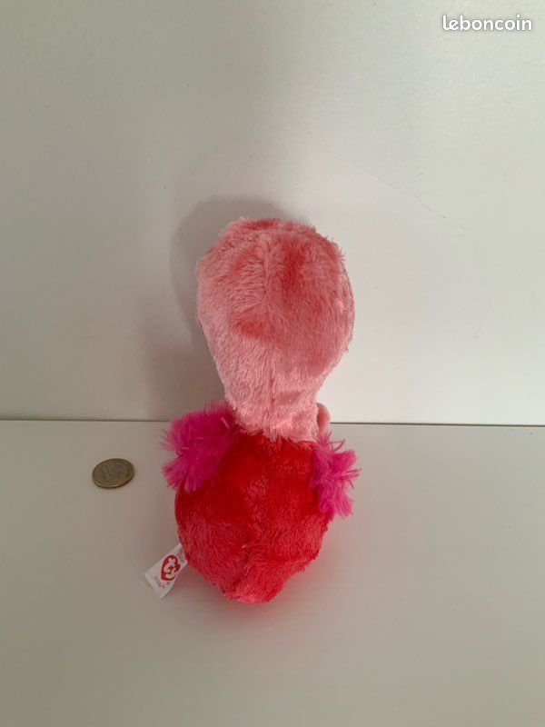 Peluche flamant rose TY Jeux Jouets