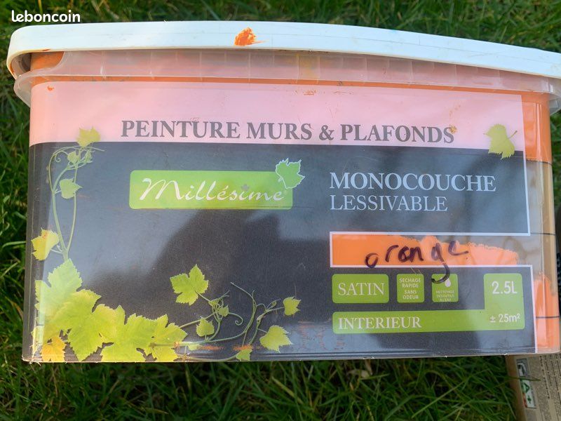 Peinture 2,5l monocouche satin neuf (image 1)