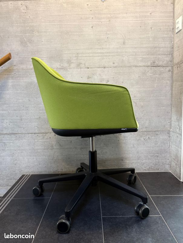 Chaise *Vitra Softshell* – piètement à cinq branches – *Avocado (image 3)