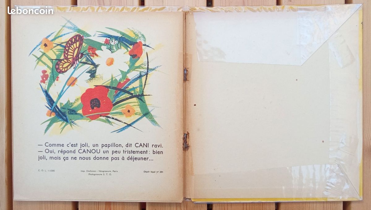 Cani-Canou - Éditions G.P. 1951 - Texte et images R. Briel - Livre jeunesse ancien / vintage / de collection (image 6)