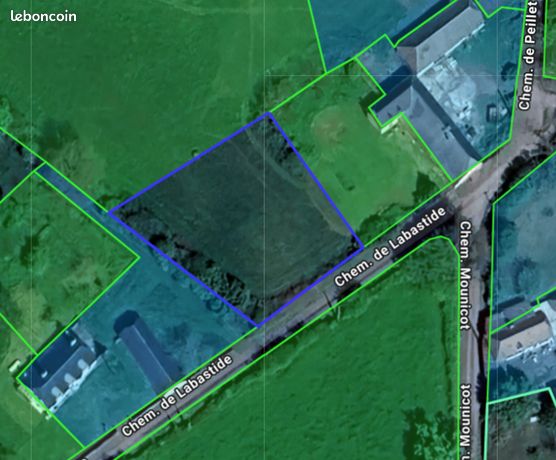 Terrain 1 550 m² Simacourbe