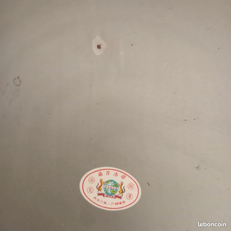 Véritable Poêle wok acier hongkong 33 cm (image 4)