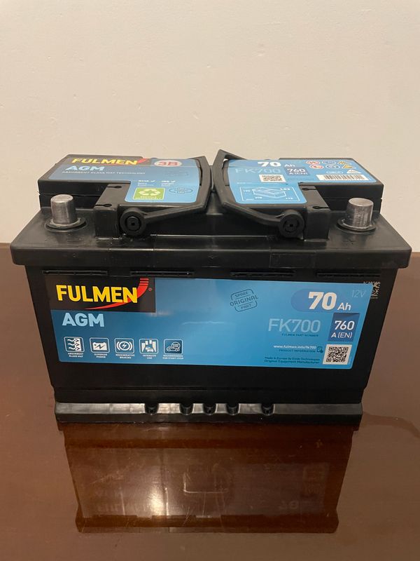 Batterie FULMEN Start-Stop AGM 12V 70Ah 760A