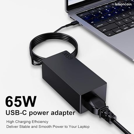 Chargeur Secteur 19.5V 65W Pour HP Probook 450-G3 - Adaptateur Alimentation Neuf