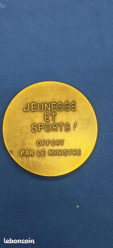 Médaille protocolaire jeunesse et sports offert par le ministre visites officielles monnaie de Paris - Collection