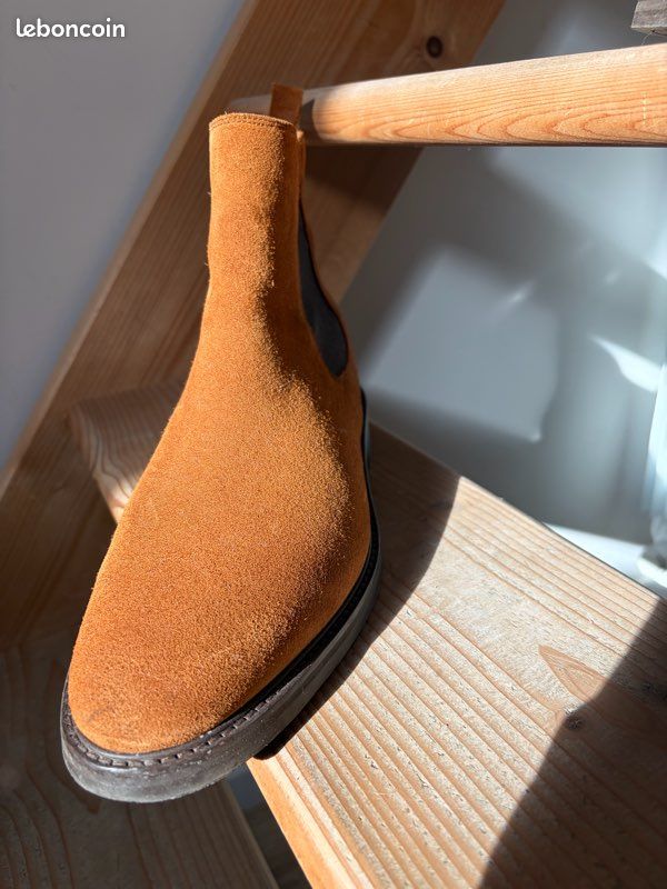 Chelsea Boots Suède Pied de Biche (image 3)