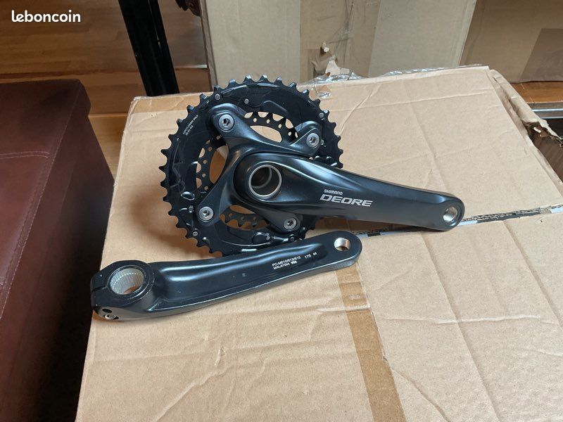 Braço Pedivela Shimano Deore M615 S/ Movimento 175mm 2x10 | Frete grátis