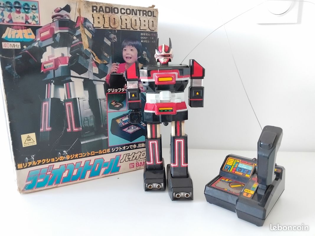 BIOMAN Robot Bandai 1984 Dans Sa Boîte (Bon état