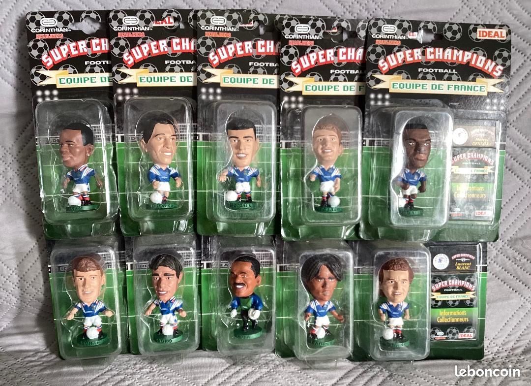 Lot 9 Figurines équipe de france 1998 Football CORINTHIAN champion monde FIFA | eBay
