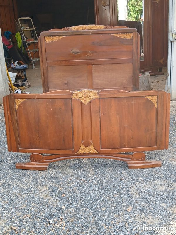 Armoire et Lit 140/190 en bois (image 6)