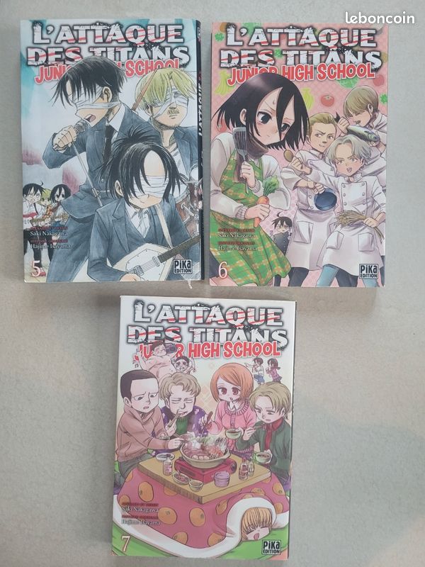 Lot 3 mangas l'Attaque des Titans (image 1)