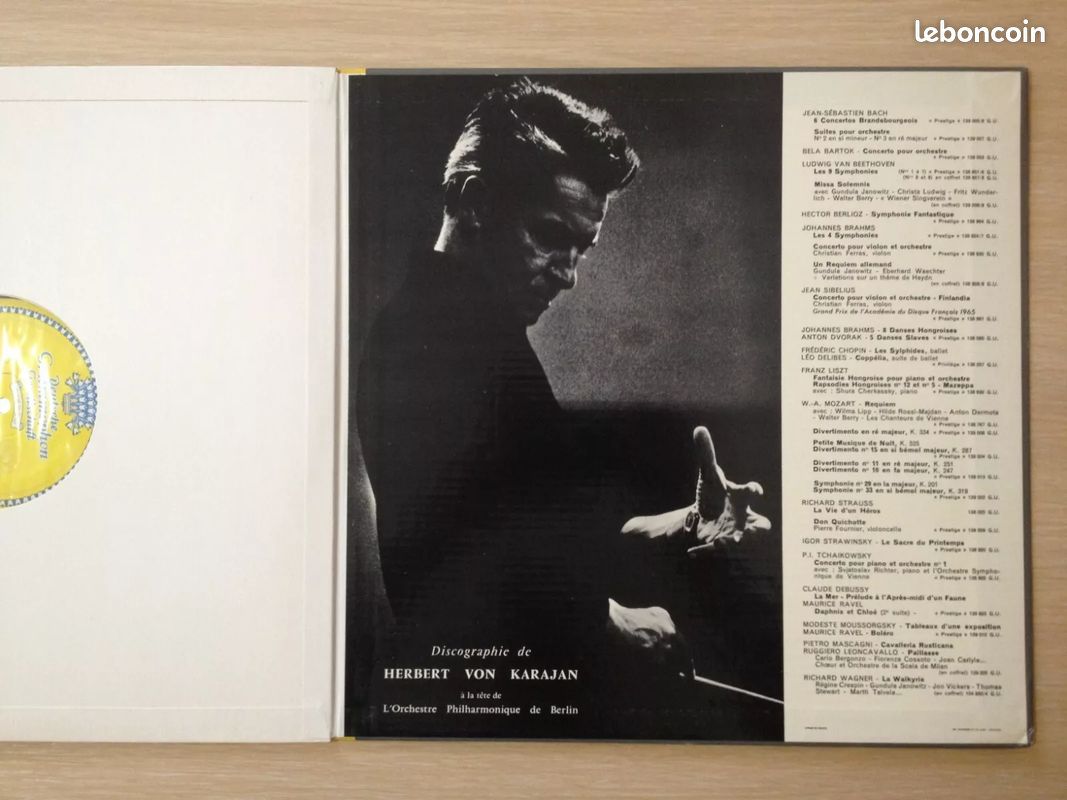Symphonie n°1 en ut majeur - n°2 en ré majeur - beethoven - von karajan - 33t (image 3)