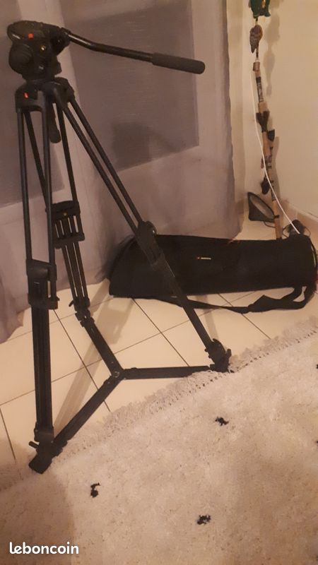 Manfrotto trepied video tete fluide + rotule (image 2)