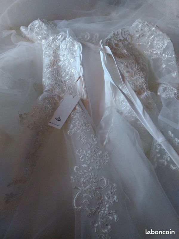 Robe de mariée / manches 3/4 Olivia (image 7)