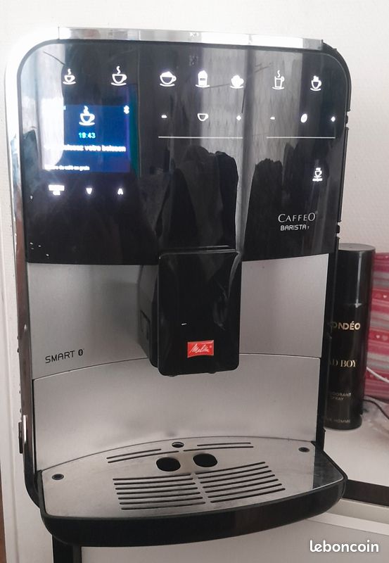 Melitta Barista T Smart, Noir, F830-102, Machine à Café, Expresso