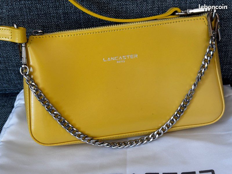 Sac a main jaune citron Lancaster (image 2)