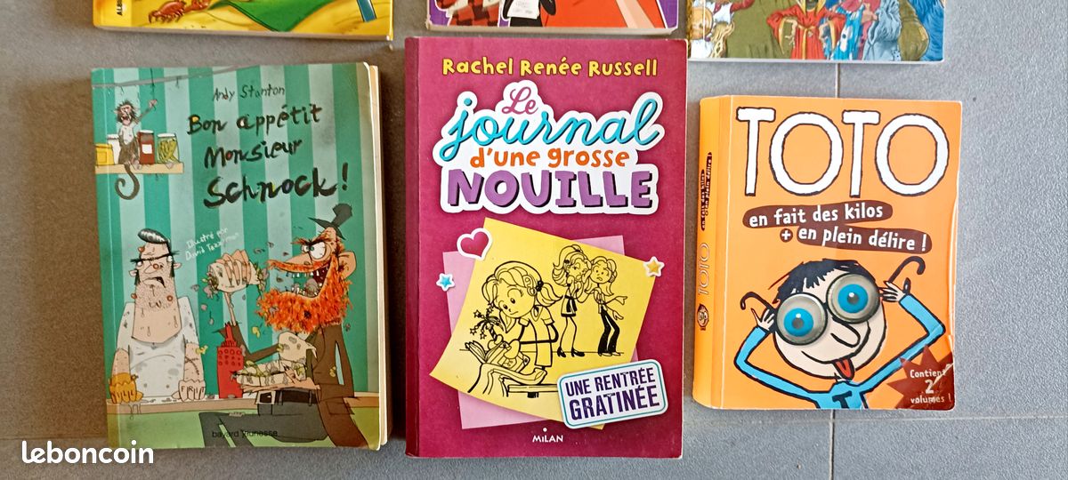 Livres humour enfants lot primaire collège CE CM à partir de 8 ans histoires drôles TBE (image 4)