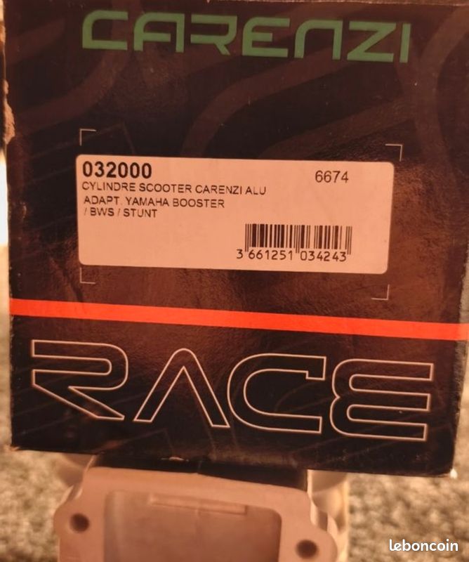 Kit cylindre piston alu neuf pour Yamaha Booster et Stunt Carenzi AC032000 (image 3)
