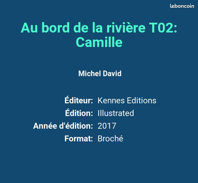 Au bord de la rivière T02: Camille - Michel David (image 2)
