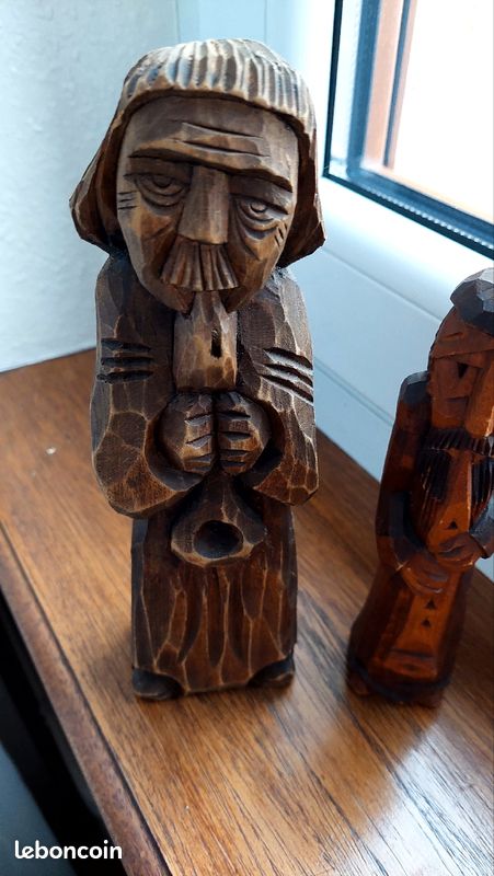 2 sculptures en bois, fait main (image 3)