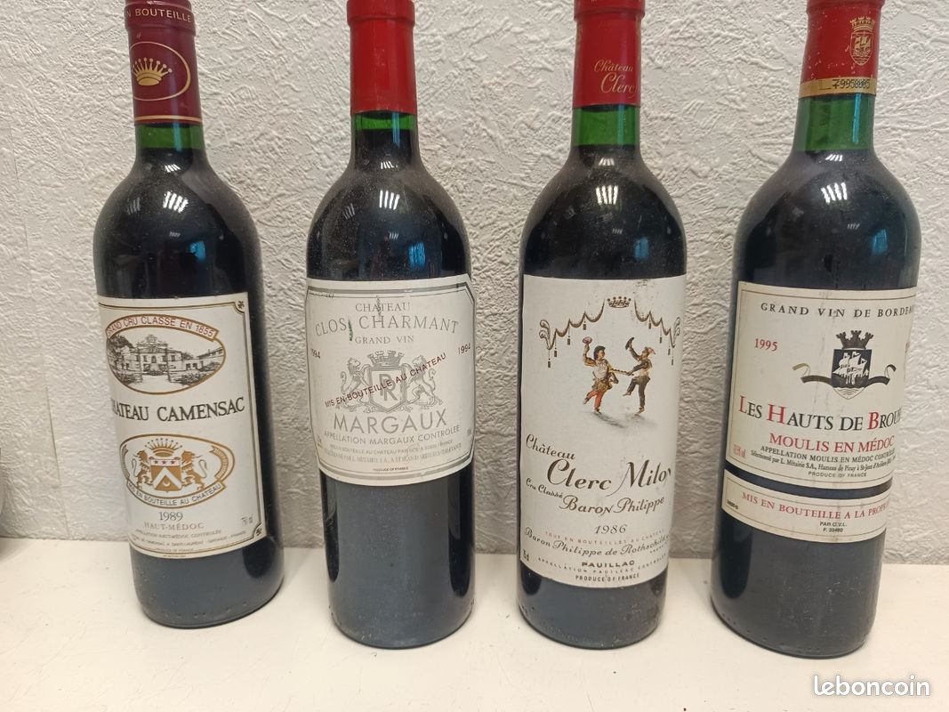 Vente de bouteilles de vin (image 1)