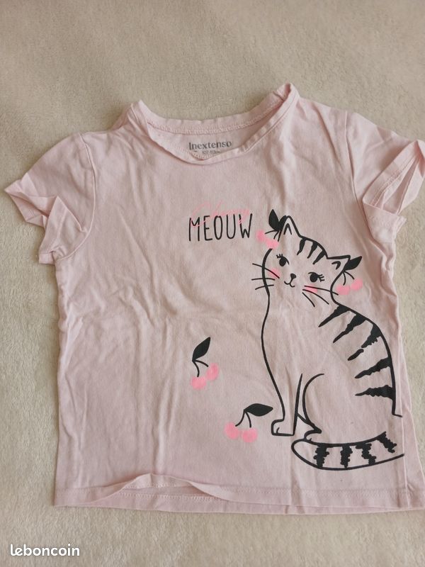 T-shirt Bébé Cat & Jack Motifs Animaux (lapin, Cerf) - Tailles 12M à 5T - Neuf Avec étiquettes