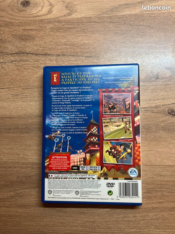 Harry Potter Coupe du monde de Quddtch PlayStaton 2 PAL - Prx