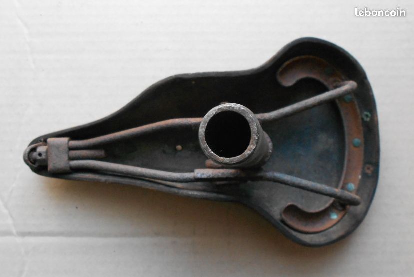 Selle De Vélo Ancienne Ideale 88 - Cuir - Pour Vélo Rétro Ou Réparation