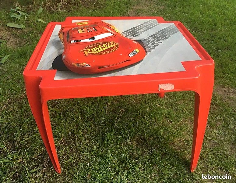 Table de jardin enfant disney cars (image 2)