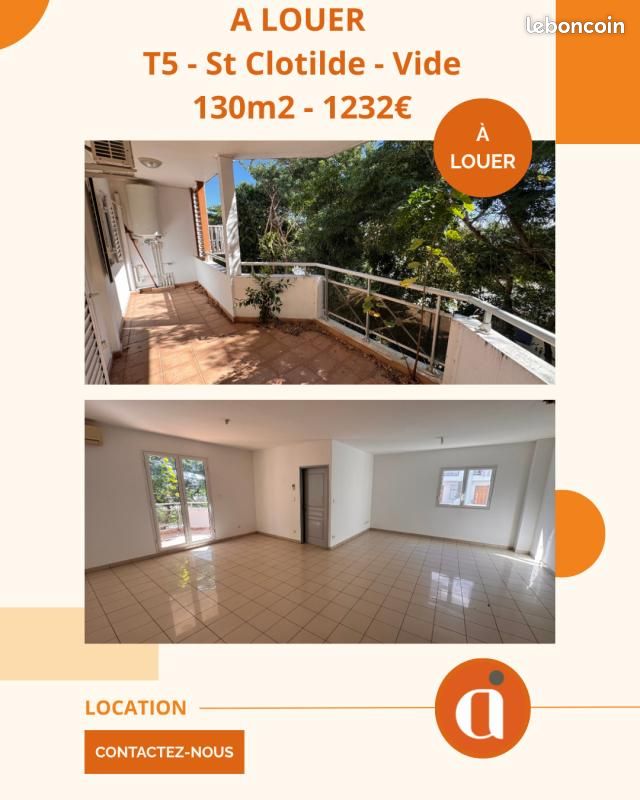Appartement 5 pièces 138 m² · à Saint-Denis · 138 m² · 1 163 €/mois