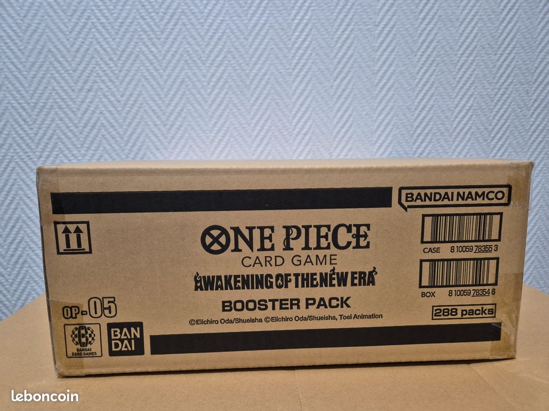 One Piece TCG - Case scellée de 12 Displays - OP05 "Awakening of the New Era" (image 1)