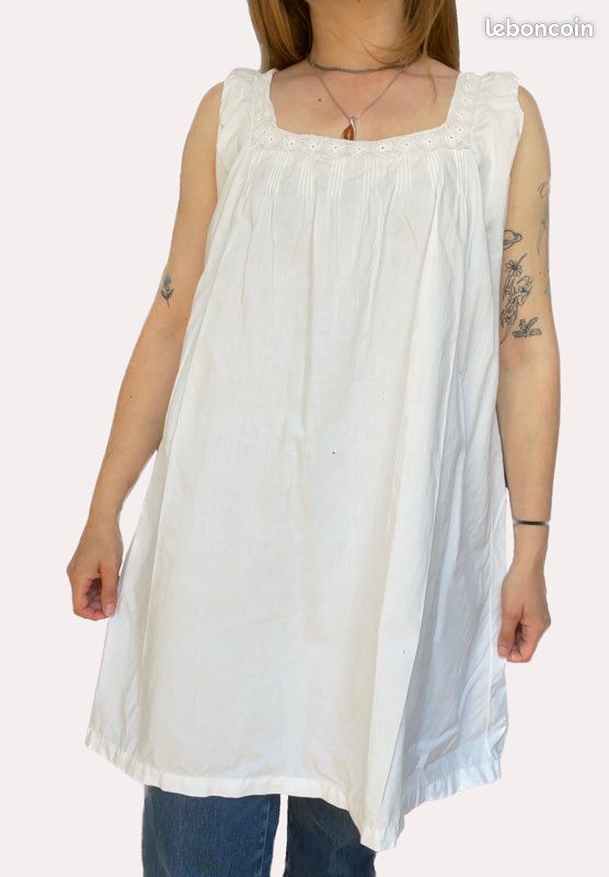 Nightgown Robe De Chambre Ancienne Chemise De Nuit Ancienne