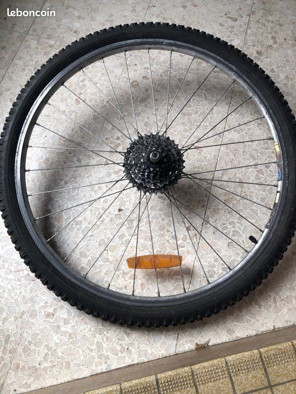 Bicyclette Roue ArriÃ¨re Vtt 24 Pouces Vitesses Roue Avant Roue