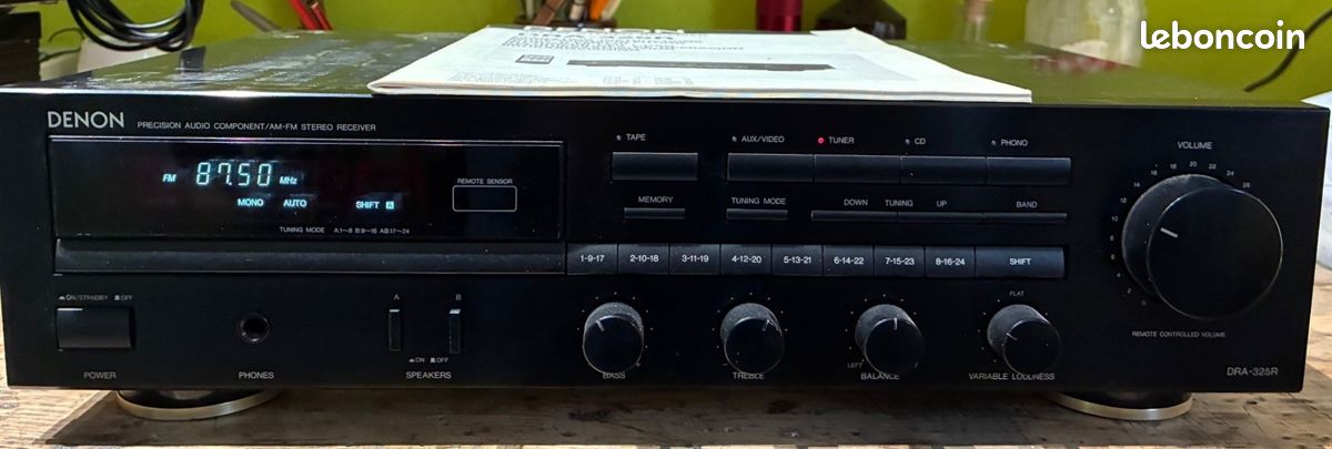 Chaine Hi-Fi vintage Denon 2 éléments + 2 enceintes JMlab (image 5)