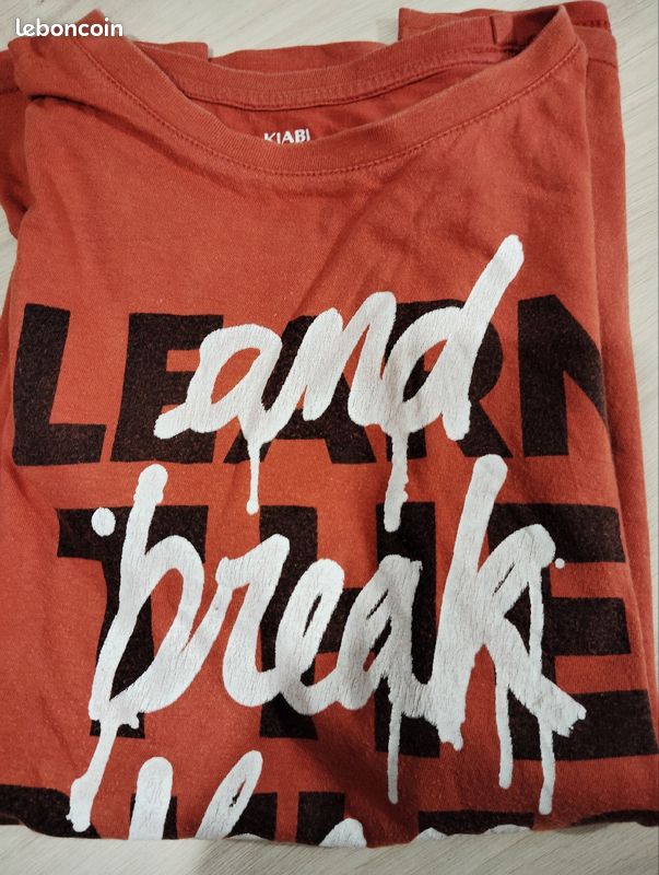 Tee-shirt orange (image 2)