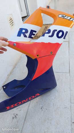 Flanc De Carénage Gauche Pour Honda 125 NSR - Occasion à Ressouder, Pièce Moto D'origine