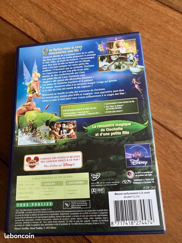 DVD Walt Disney - clochette et l’expédition féerique (image 2)