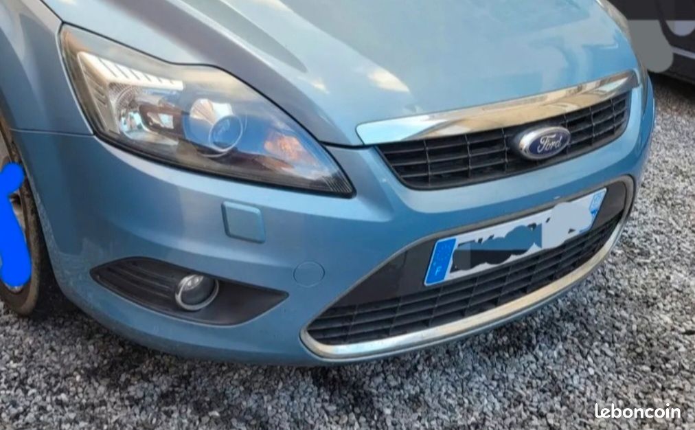 Pare-choc avant phare xénon Ford Focus 2 phase 2 de 2008 a 2011 gauche droit bleu (image 2)