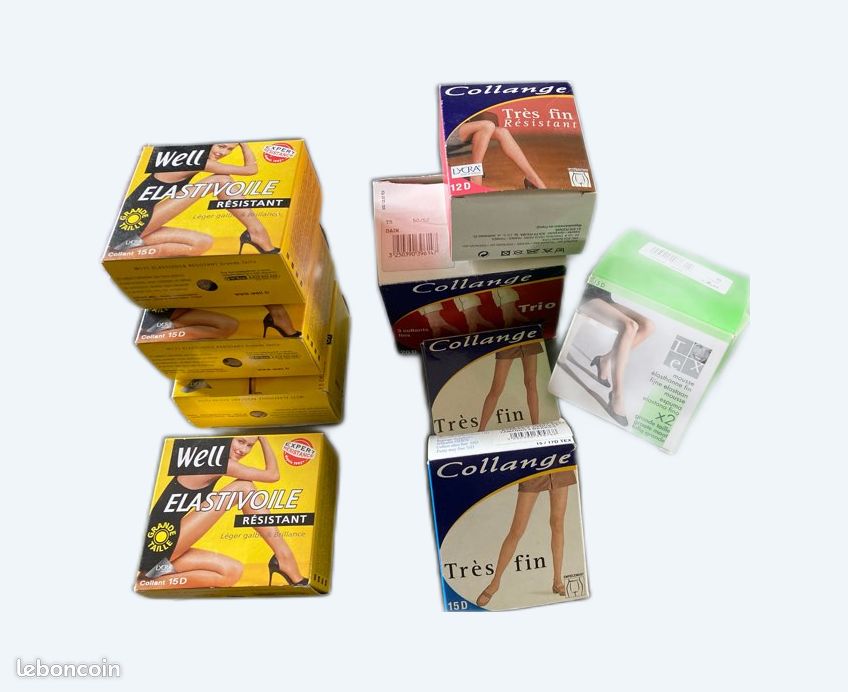 9 boites de collants grande taille (image 1)