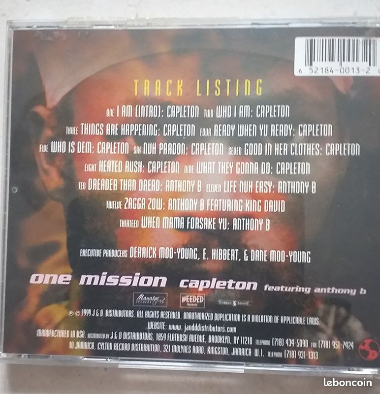 CD Capleton One mission (image 3)