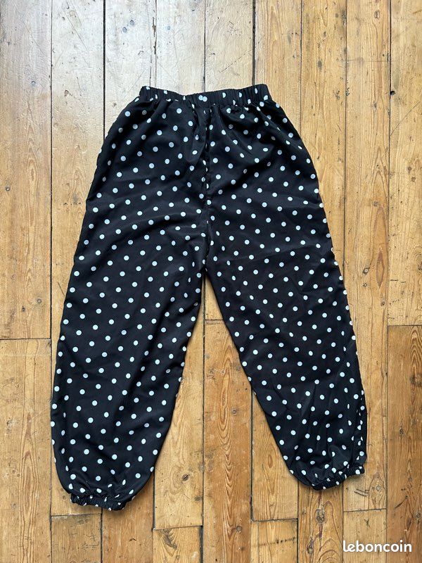 Pantalon léger noir à pois blancs 12 ans Shein (image 5)