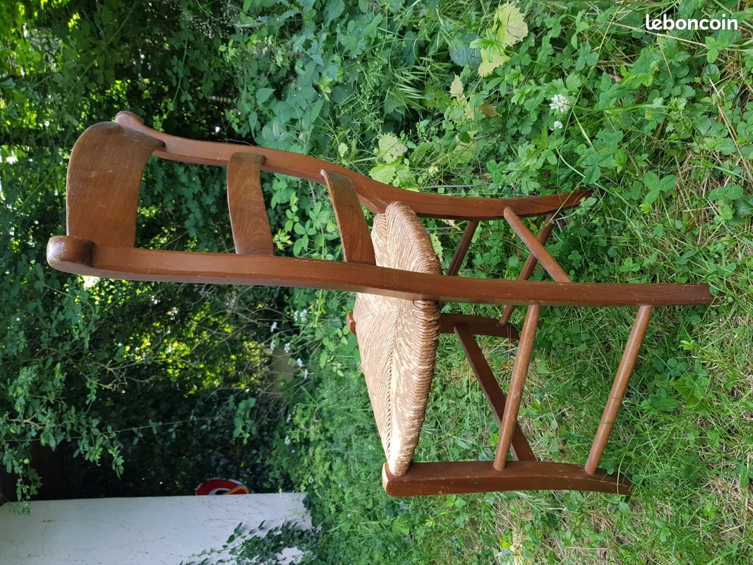 Lot de 2 chaises en osier (image 2)