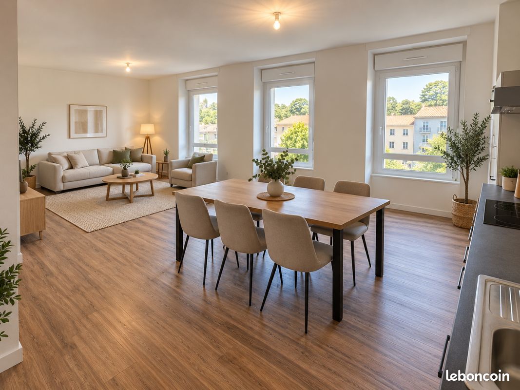 Appartement 4 pièces 82 m² · à Beaujeu · 82 m² · 595 €/mois